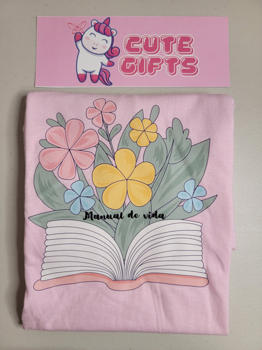 Manual De Vida Pink T-Shirt